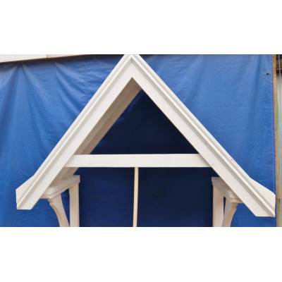Door Canopy Porch Cover Rain Awning Timber Wooden Gallows Br...
