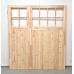 1902x2145mm Offset Centre Garage Doors