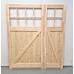 1902x2145mm Offset Centre Garage Doors