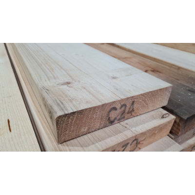 220x44mm 9x2" Regularised Untreated Structural Graded T...