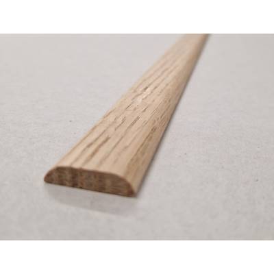 Oak D Mould trim shape decorative moulding 21x6mm 2.4m bead ...