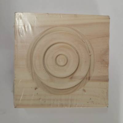 Architrave block beech hardwood 85x85x22mm door casing/frame corners wood timber