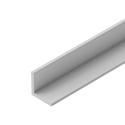 Aluminium square angle corner trim moulding 12x12mm 2.4m beading metal edging