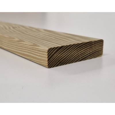 Treated Timber Landscape Laths Battens Rounded Corner 75x25m...