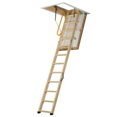 Luxfold Timber Loft Ladder 1190X690mm Folding Handrail Insul...