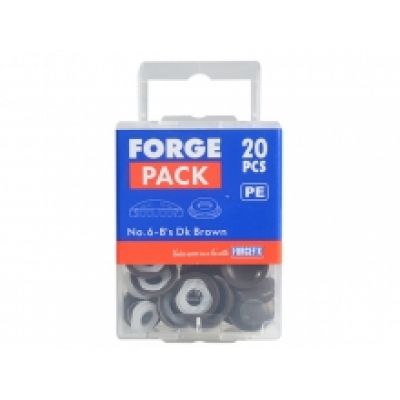 Black Plastic Domed Cover Caps pack of 20...