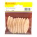 Carcass Wood Biscuit Joints, 15mm, Natural
