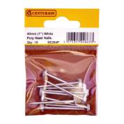 Poly Head Nails, 30mm x 2mm, White