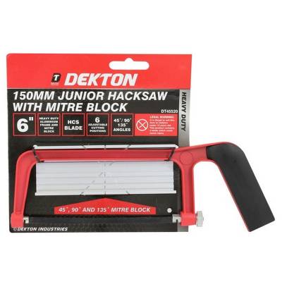 6" Junior Hacksaw with Mitre Block Dekton DT45520...