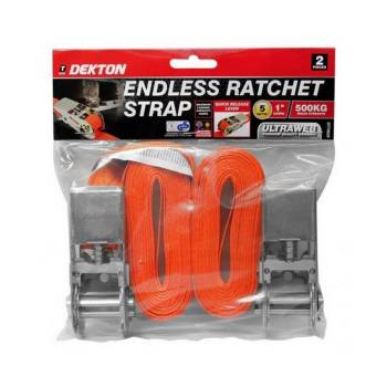 Ratchet Strap Set 25mm x 5m 2pc