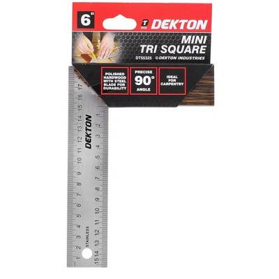 Dekton DT55325 Mini Tri Square 6"...