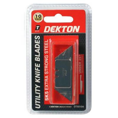 Dekton DT60104 Utility Knife Blades SK5 10pc