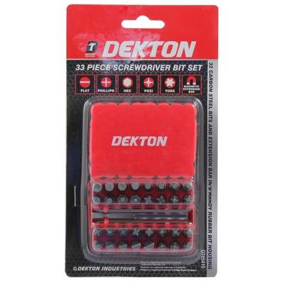 Dekton DT65410 Screwdriver Bit Set 33pc...