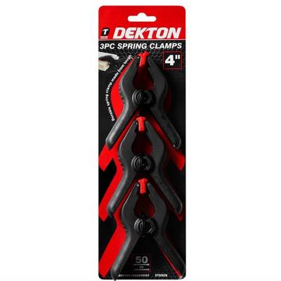 Dekton DT60620 Spring Clamps 4" 3pc