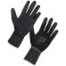 Black Nylon PU Gloves
