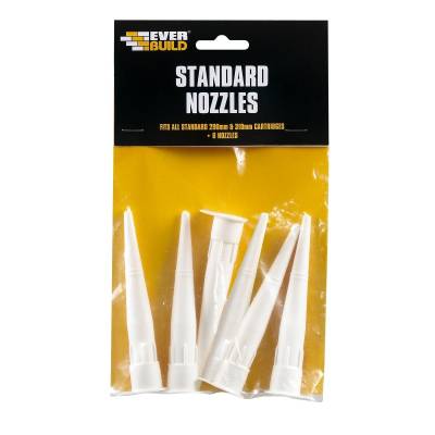 Everbuild Standard Nozzles Pack of 6 Silicone Glue Instant N...