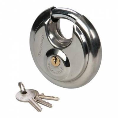 Stainless Steel Disc Padlock 70mm 90mm  - Size: ...