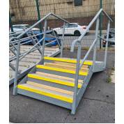 Mezzanine Floor Stair Staircase Industrial Metal Steel Board Steps Handrail Mezzanine Floor Stair Staircase Industrial Metal Steel Board Steps Handrail