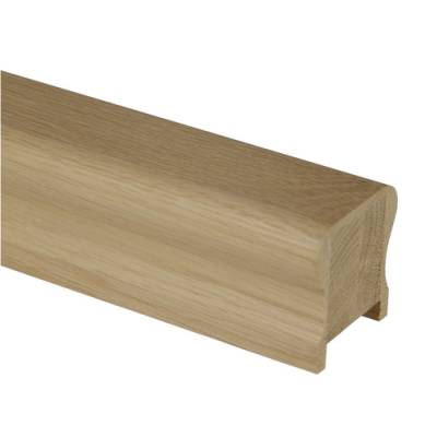 Oak Stair Parts to Order Handrail Baserail Spindles Blank or Stop Chamfer - Product: 