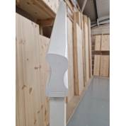 Primed Stair Handrail HDR Safe Grip Ergonamic Tulipwood 41mm Groove Balustrade