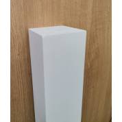 Primed Square Pattress Newel Post Stair Wooden Timber Blank Balustrade