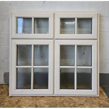 Plastic Mock Sash Window 1255x1200mm DD34