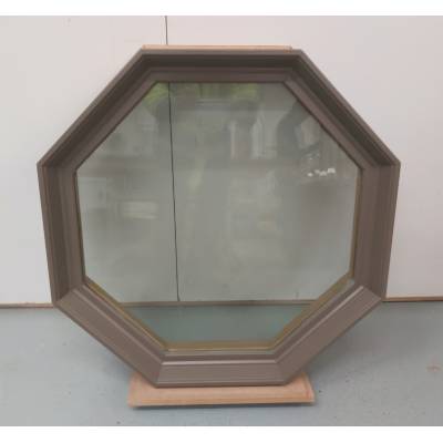 Timber Window Fibreglass Clad & Wooden Hexagonal Glazed ...
