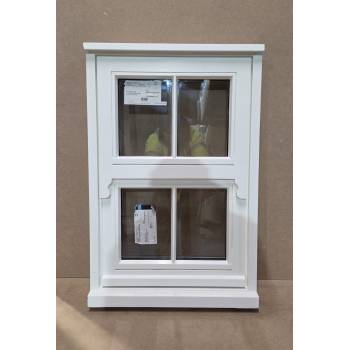 Solid Sapele Mock Sash Window 600x900mm DD09