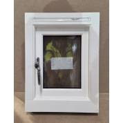 Wooden Timber Stormproof Window Solid Sapele Hardwood Casement 450x600mm DD10
