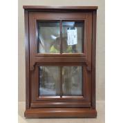 Wooden Timber Mock Sash Window Solid Sapele 600x900mm DD11 Wooden Timber Mock Sash Window Solid Sapele 600x900mm DD11