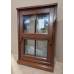 Solid Sapele Mock Sash Window 600x900mm DD11