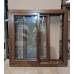 Sapele Yorkshire Sliding Window 1255x1195mm DD23 Sapele Yorkshire Sliding Window 1255x1195mm DD23