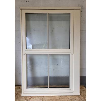 Sapele Mock Sash Window Solid Glazed Hardwood Lead Glass 120...