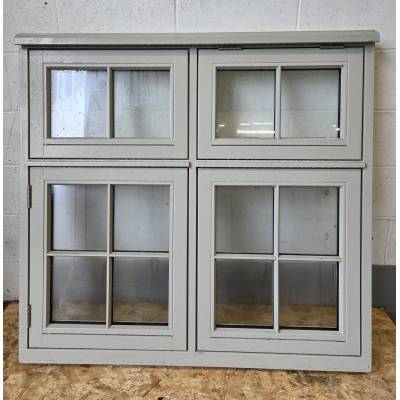 Sapele Traditional Flush Cottage Window Solid Glazed Hardwoo...