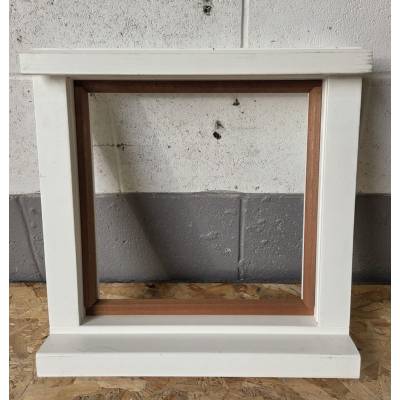 Sapele Non-Opening Unglazed Solid Hardwood Timber 495x495mm ...