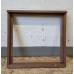 Non-Opening Unglazed Sapele Window 900x870mm DD57