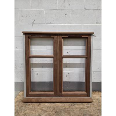 Sapele Traditional Hardwood Unglazed Window Flush 1200x1200m...