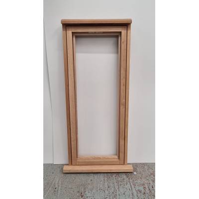 Wooden Timber Window Solid Oak Hardwood Traditional Flush Ca...