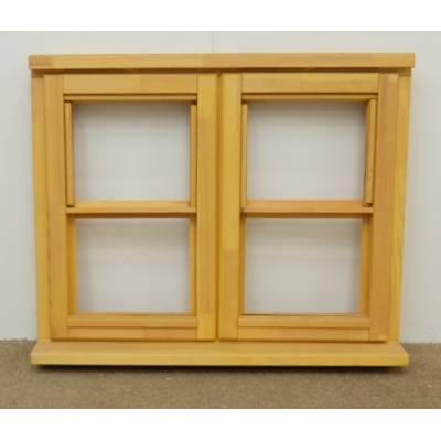 Wooden Timber Window Horizontal Centre Bar Casement Unglazed Jeldwen 910x745mm