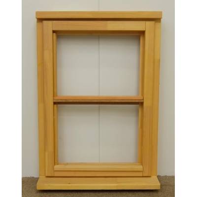 Wooden Timber Window Horizontal Centre Bar Casement Unglazed Jeldwen 625x895mm - Handing (externally viewed): 