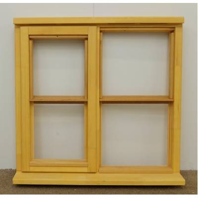 Wooden Timber Window Horizontal Centre Bar Casement Unglazed Jeldwen 910x895mm - Handing (externally viewed): 