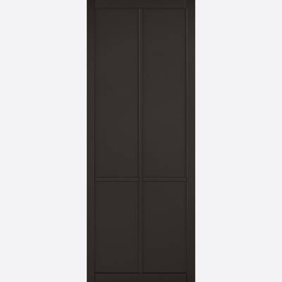 Black Primed Liberty Solid Internal Door  - Door Size, HxW: ...