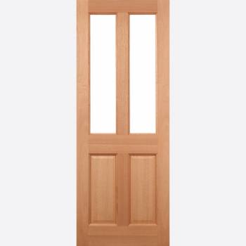 Hardwood Malton (M&T) Clear Glazed External Door