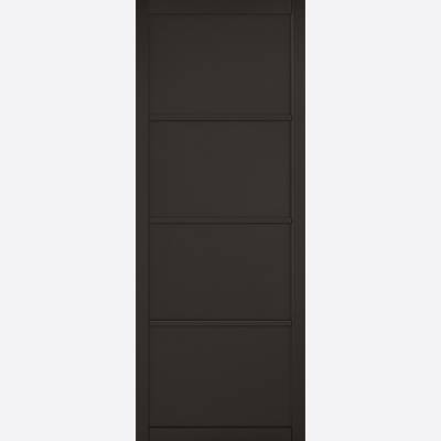 Black Primed Soho Solid Internal Door  - Door Size, HxW: ...