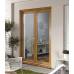 1190mm Oak French Doors Unfinished