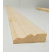  Architrave Ogee Timber Softwood Pine Various Lengths 69x20mm 3"
