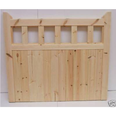 Gate 600 Wooden timber softwood garden driveway gate - Size HxW: 
