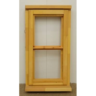 Wooden Timber Window Horizontal Centre Bar Casement Unglazed Jeldwen 483x895mm - Handing (externally viewed): 