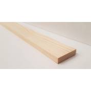 Planed Timber Wood Softwood Pine PSE PAR 44x12mm 2x½" Clapping Strip 1170mm x2