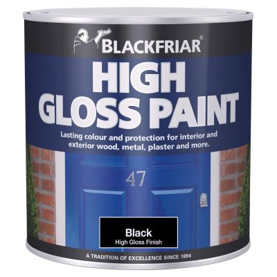 High Gloss Paint Hardwearing Interior Exterior Wood Metal Pl...